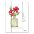 ALP2077PAL - Red Blossoms - Be Still - 12x16 For Discount