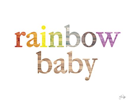 YND118 - Rainbow Baby - 16x12 Hot on Sale